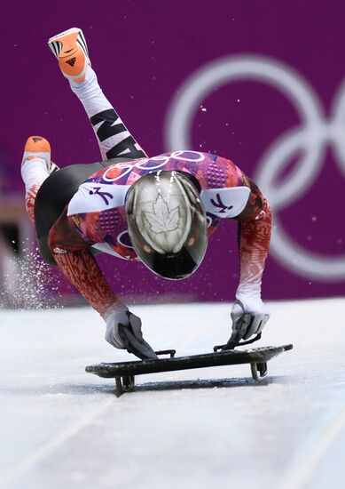 2014 Winter Olympics. Skeleton. Men. Day One