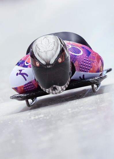 2014 Winter Olympics. Skeleton. Men. Day One