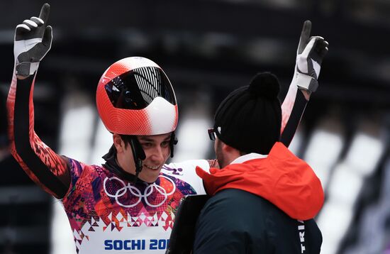 2014 Winter Olympics. Skeleton. Men. Day One