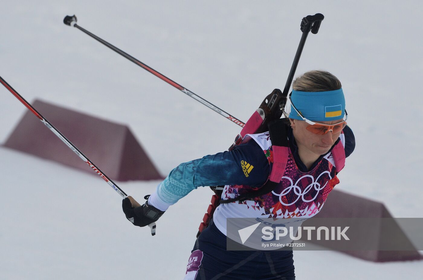 2014 Olympics. Biathlon. Women. Individual race