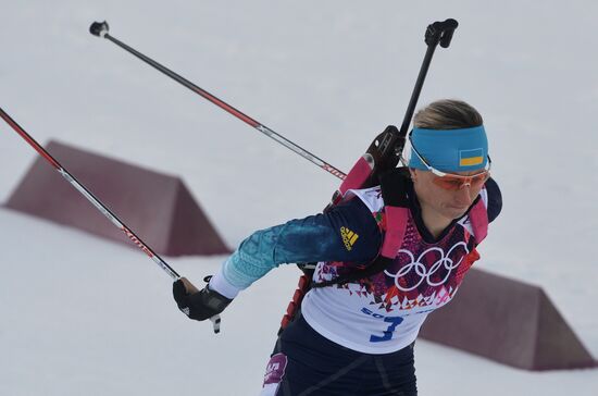 2014 Olympics. Biathlon. Women. Individual race