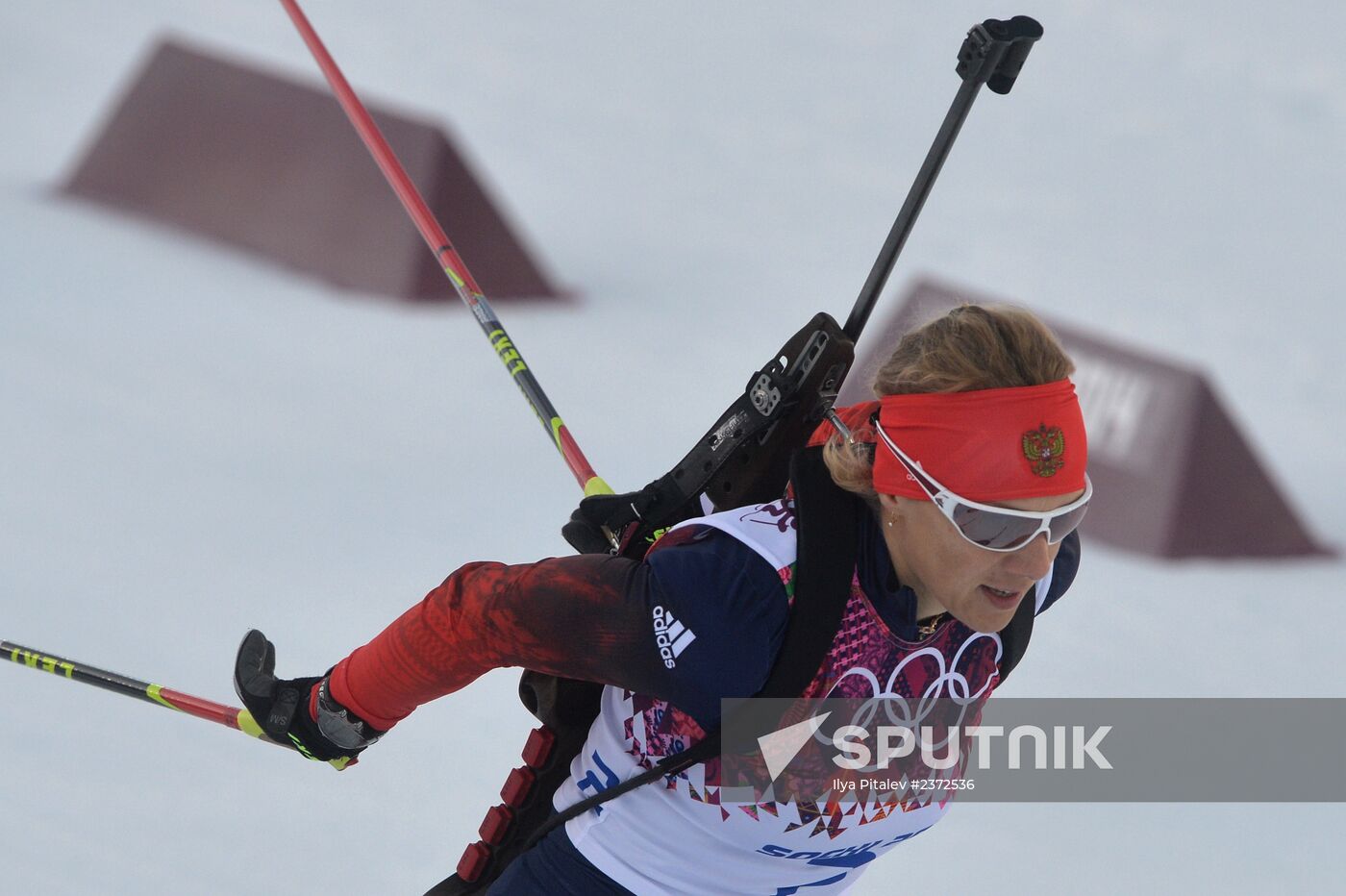 2014 Olympics. Biathlon. Women. Individual race