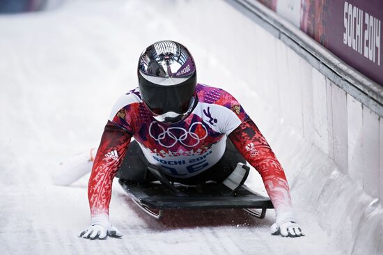 2014 Winter Olympics. Skeleton. Men. Day One