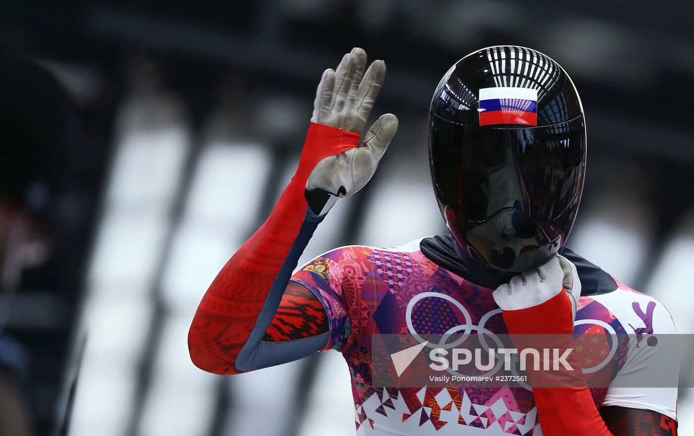 2014 Winter Olympics. Skeleton. Men. Day One