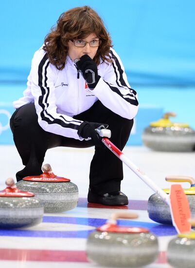 2014 Winter Olympics. Curling. Women. Day Five