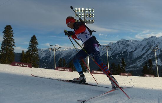 2014 Olympics. Biathlon. Women. Individual race