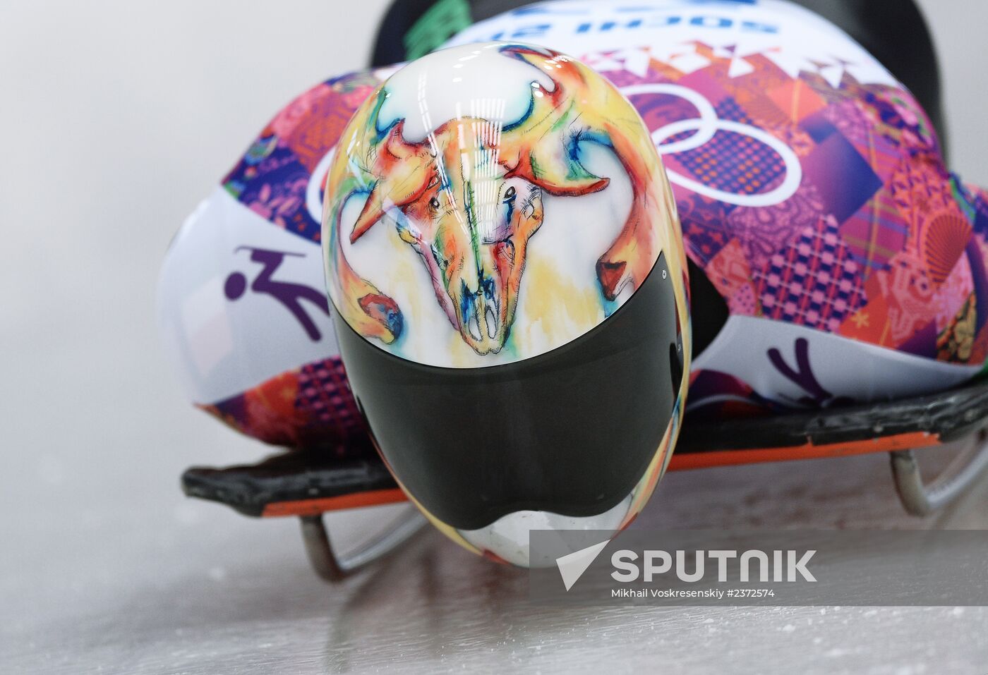 2014 Winter Olympics. Skeleton. Men. Day One