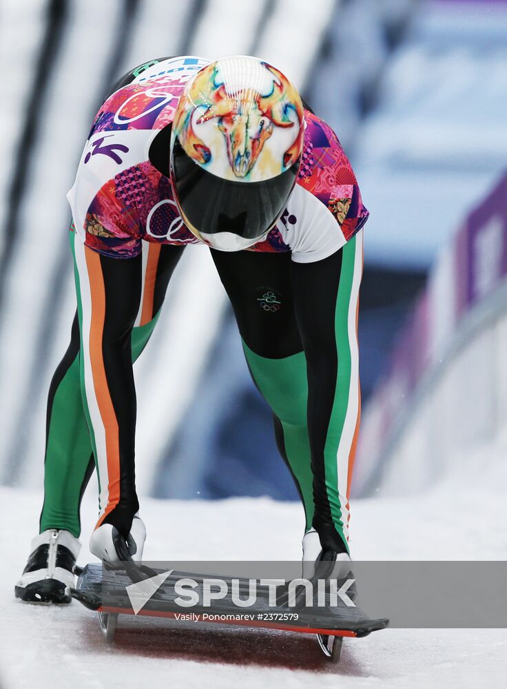 2014 Winter Olympics. Skeleton. Men. Day One