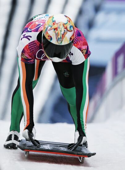 2014 Winter Olympics. Skeleton. Men. Day One