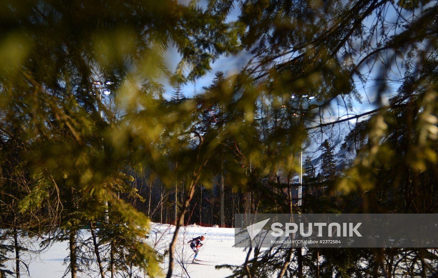 2014 Olympics. Biathlon. Women. Individual race