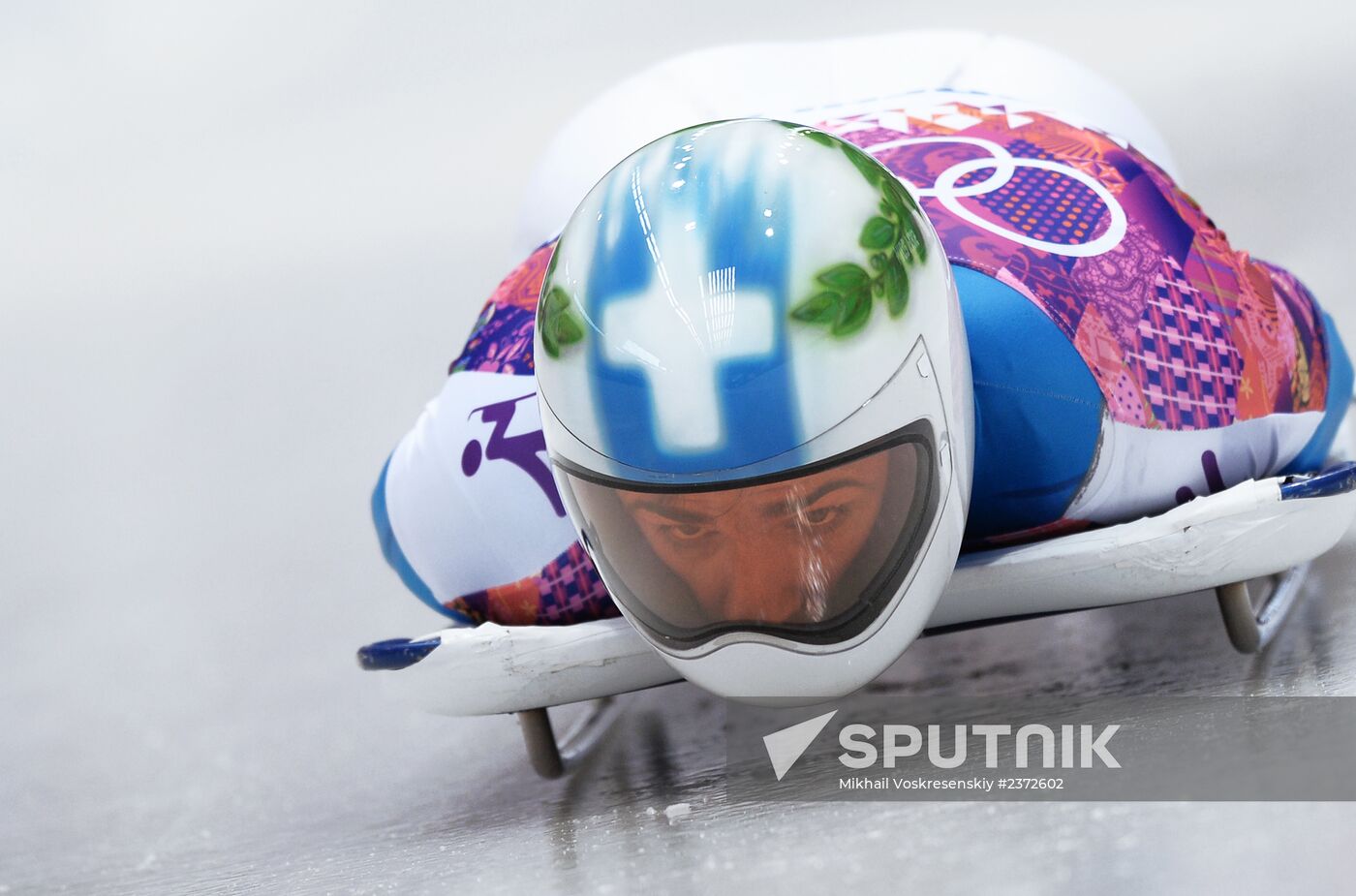 2014 Winter Olympics. Skeleton. Men. Day One