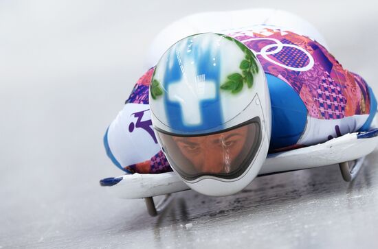 2014 Winter Olympics. Skeleton. Men. Day One