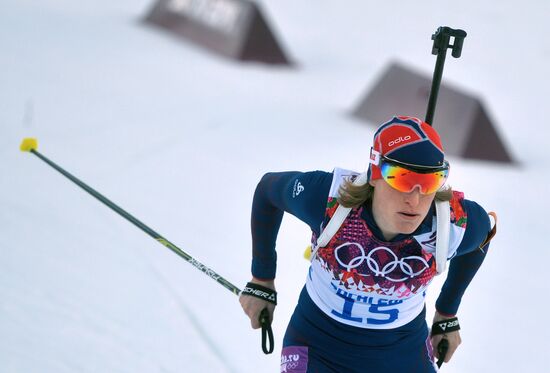 2014 Olympics. Biathlon. Women. Individual race