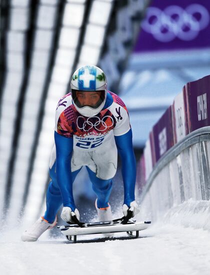 2014 Winter Olympics. Skeleton. Men. Day One