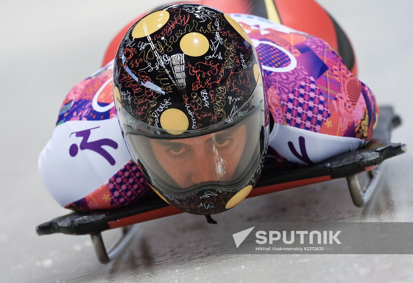 2014 Winter Olympics. Skeleton. Men. Day One