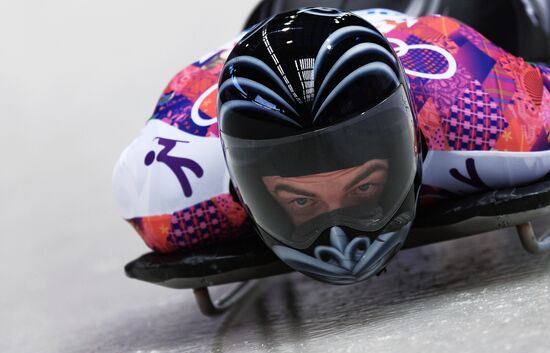 2014 Winter Olympics. Skeleton. Men. Day One