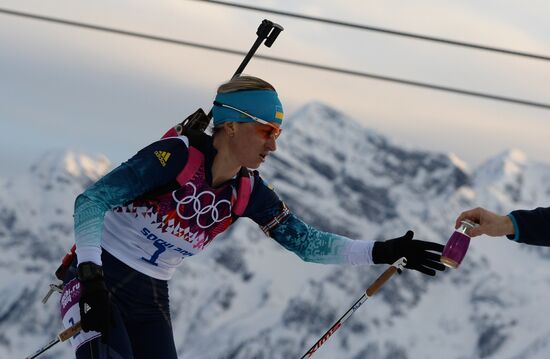 2014 Olympics. Biathlon. Women. Individual race