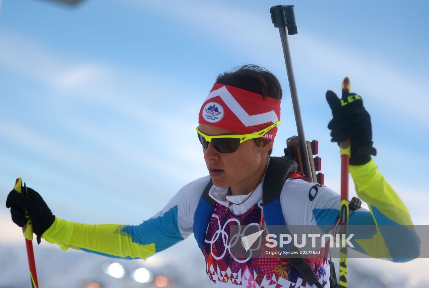 2014 Olympics. Biathlon. Women. Individual race