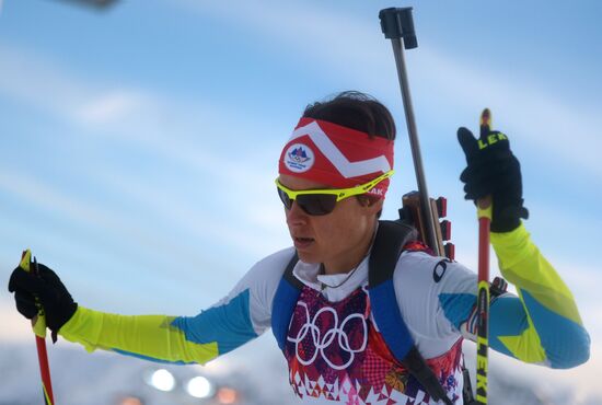 2014 Olympics. Biathlon. Women. Individual race