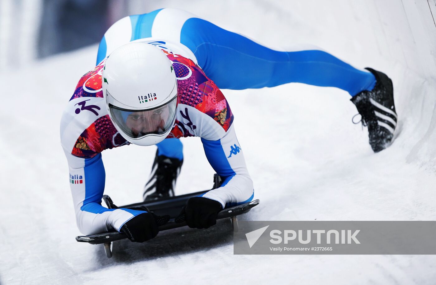 2014 Winter Olympics. Skeleton. Men. Day One