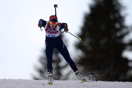 2014 Olympics. Biathlon. Women. Individual race