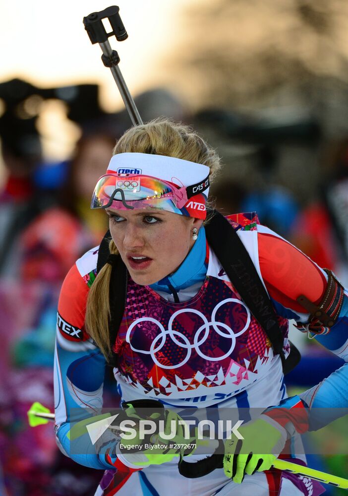 2014 Olympics. Biathlon. Women. Individual race