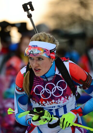 2014 Olympics. Biathlon. Women. Individual race