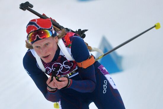 2014 Olympics. Biathlon. Women. Individual race