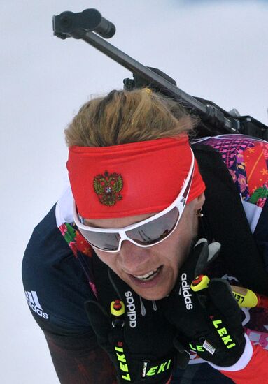 2014 Olympics. Biathlon. Women. Individual race