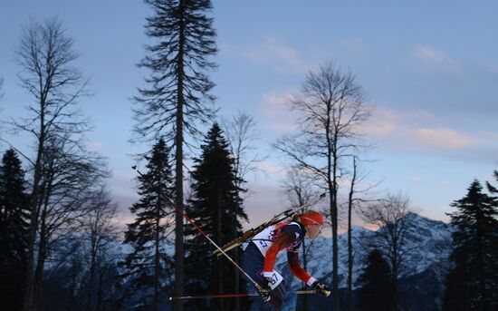 2014 Olympics. Biathlon. Women. Individual race