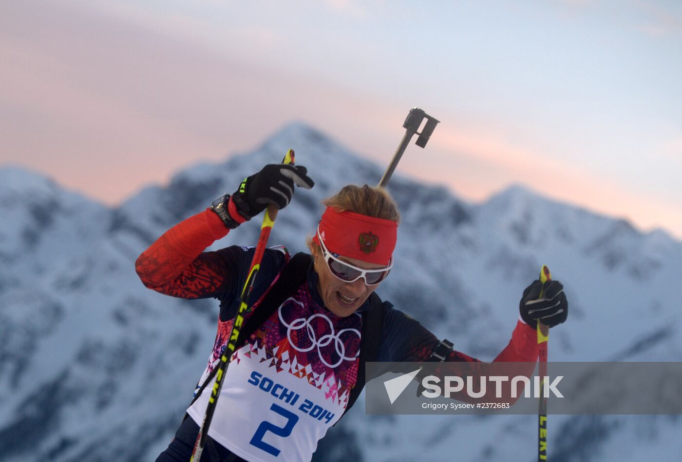 2014 Olympics. Biathlon. Women. Individual race