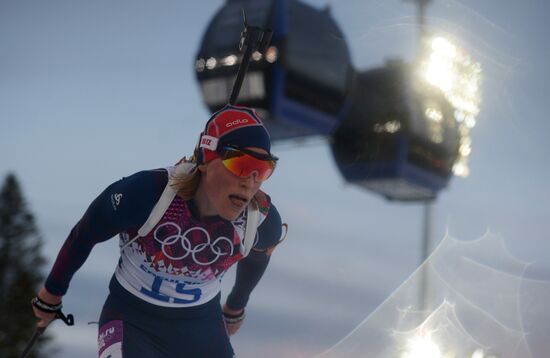 2014 Olympics. Biathlon. Women. Individual race