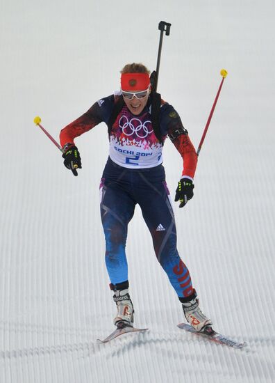 2014 Olympics. Biathlon. Women. Individual race