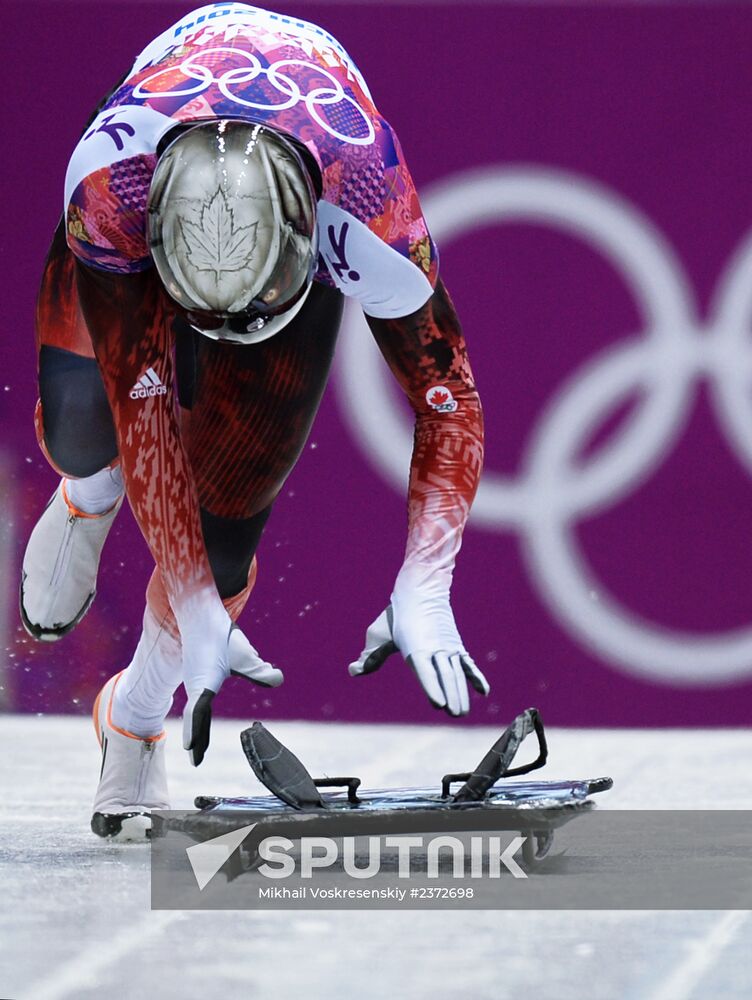 2014 Winter Olympics. Skeleton. Day One