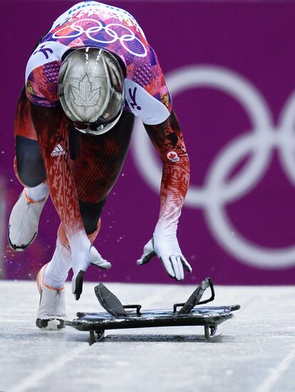 2014 Winter Olympics. Skeleton. Day One