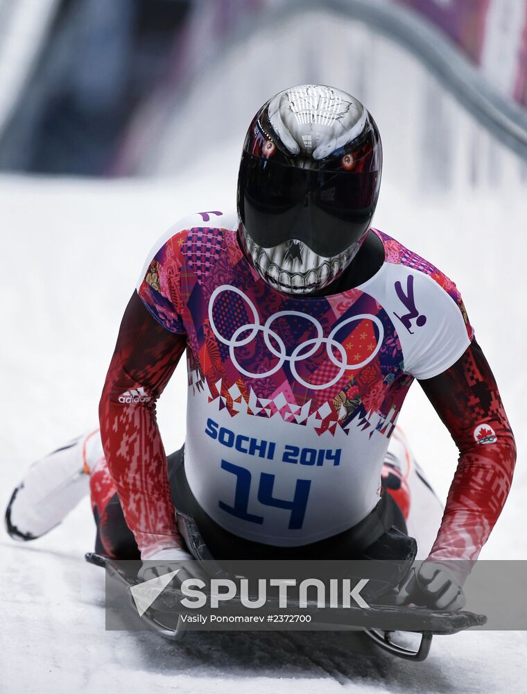 2014 Winter Olympics. Skeleton. Day One