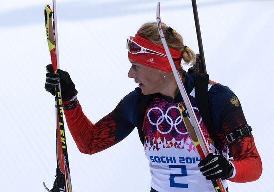 2014 Olympics. Biathlon. Women. Individual race