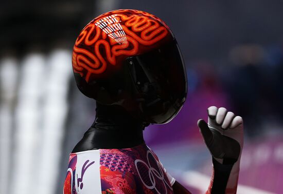 2014 Winter Olympics. Skeleton. Men. Day One