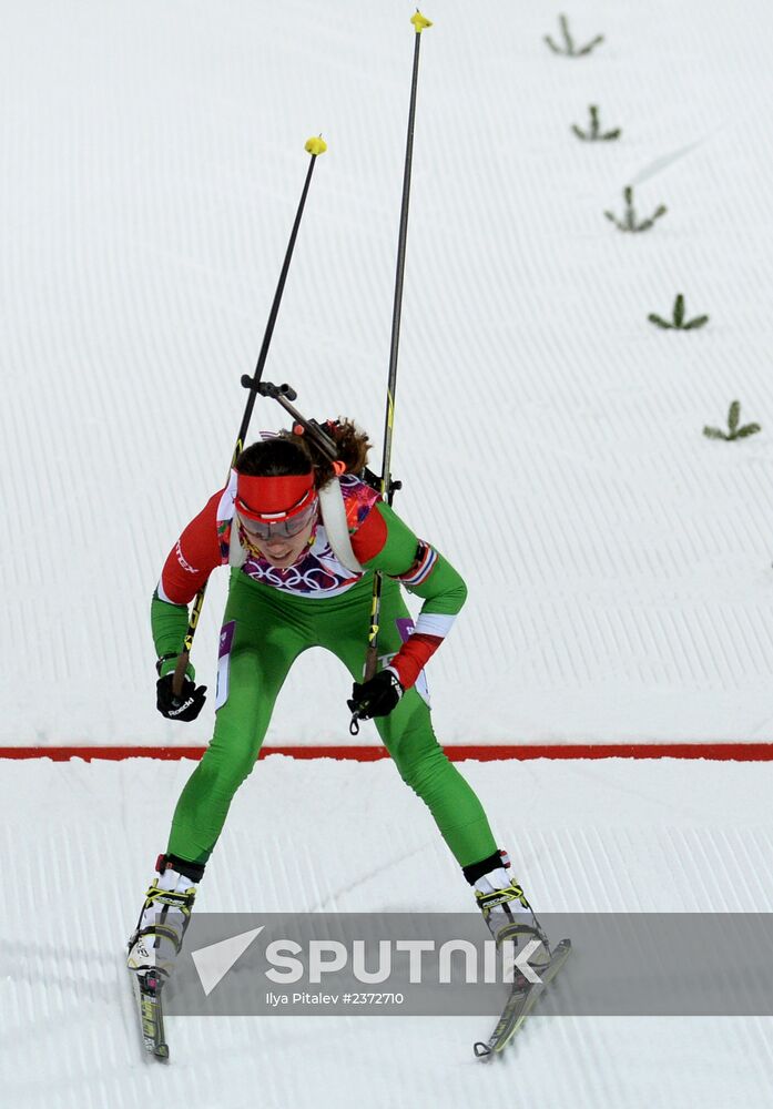 2014 Olympics. Biathlon. Women. Individual race