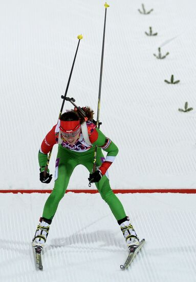 2014 Olympics. Biathlon. Women. Individual race