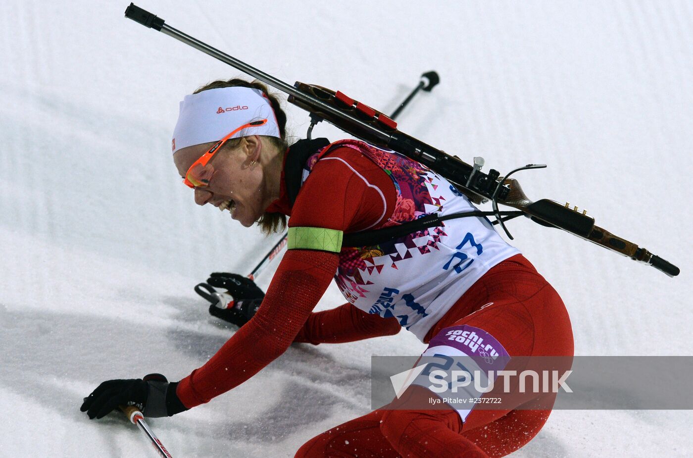 2014 Winter Olympics. Biathlon. Women. Individual race