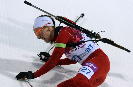 2014 Winter Olympics. Biathlon. Women. Individual race