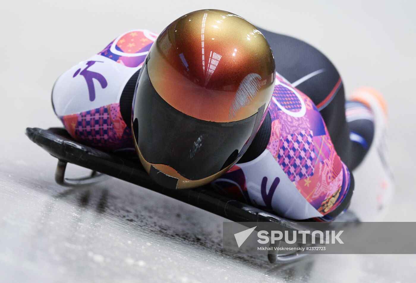 2014 Winter Olympics. Skeleton. Day One