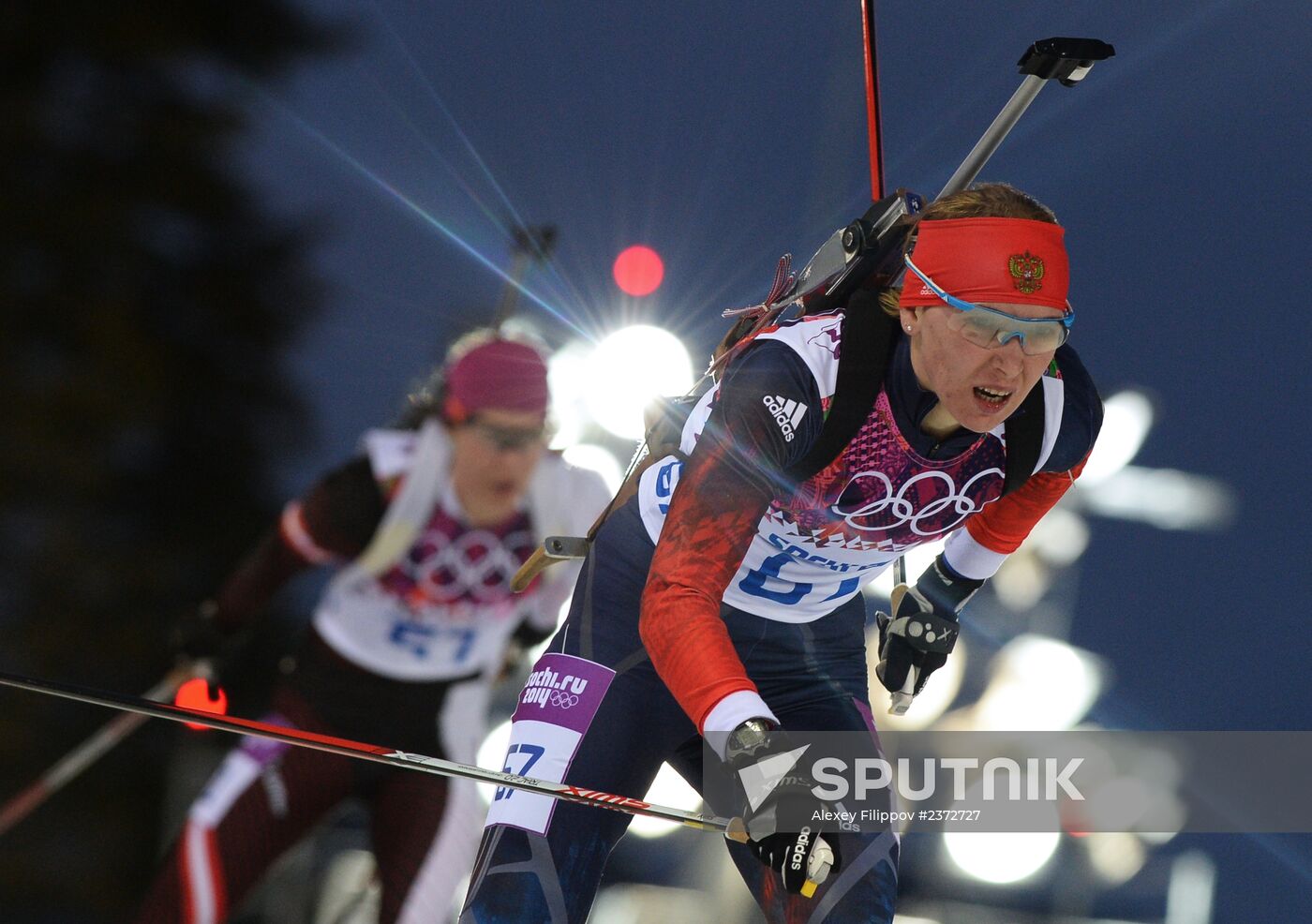 2014 Winter Olympics. Biathlon. Women. Individual race