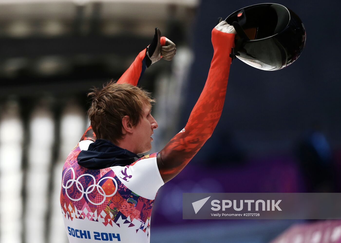 2014 Winter Olympics. Skeleton. Day One