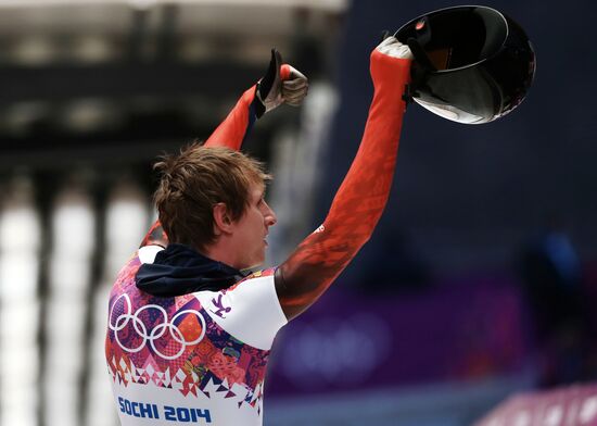 2014 Winter Olympics. Skeleton. Day One