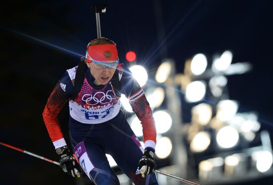 2014 Winter Olympics. Biathlon. Women. Individual race