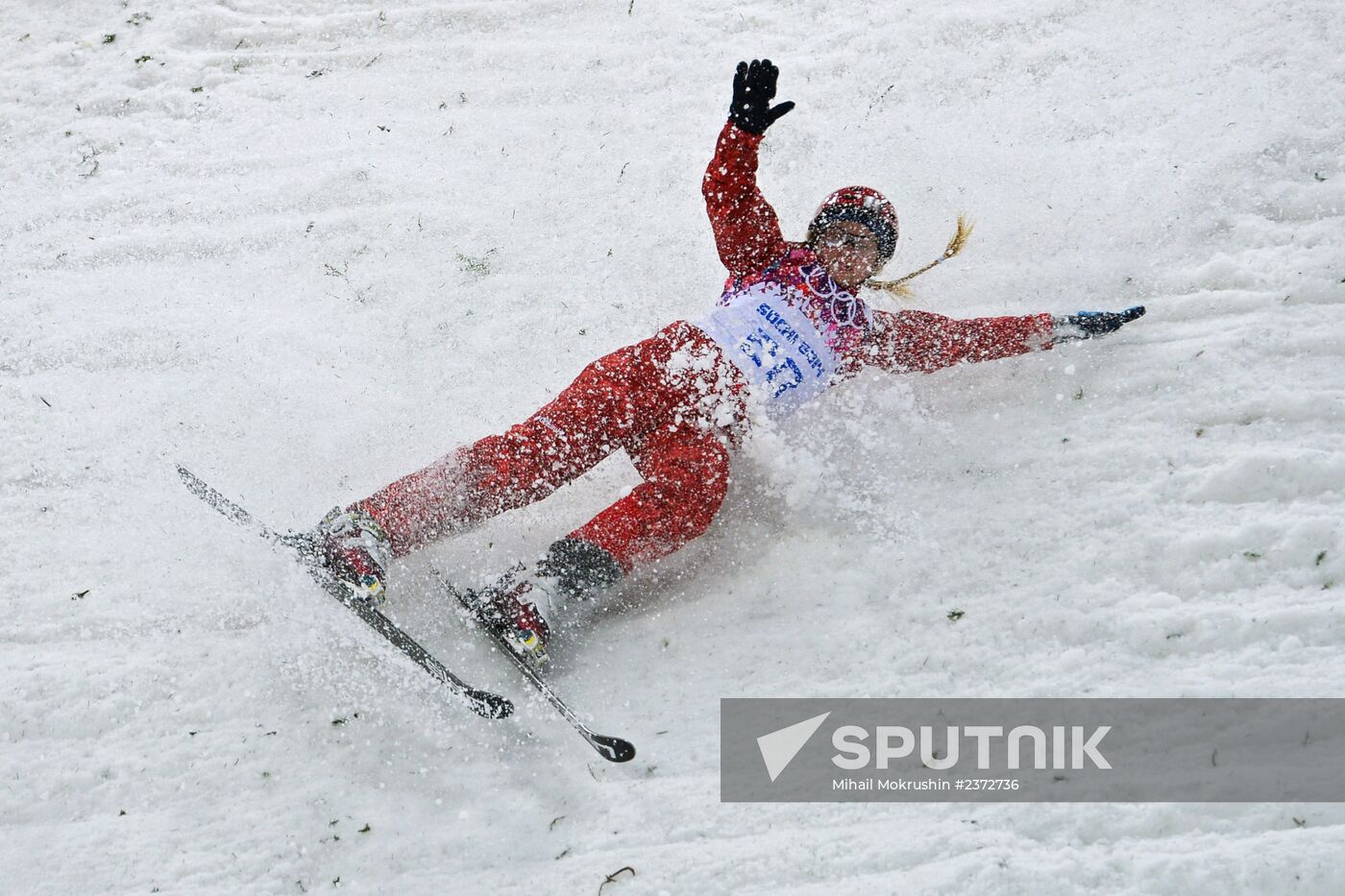 2014 Winter Olympics. Freestyle skiing. Women. Aerials. Qualification