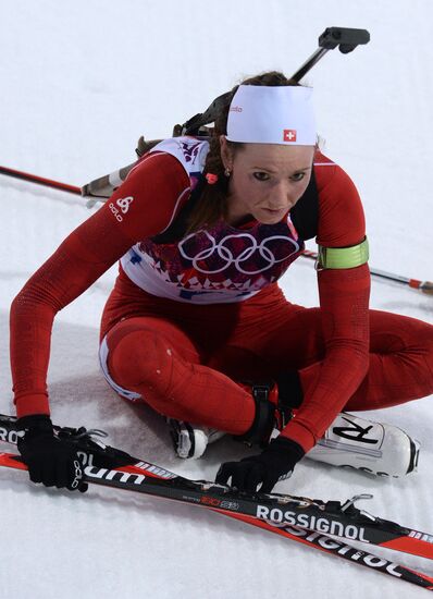 2014 Winter Olympics. Biathlon. Women. Individual race