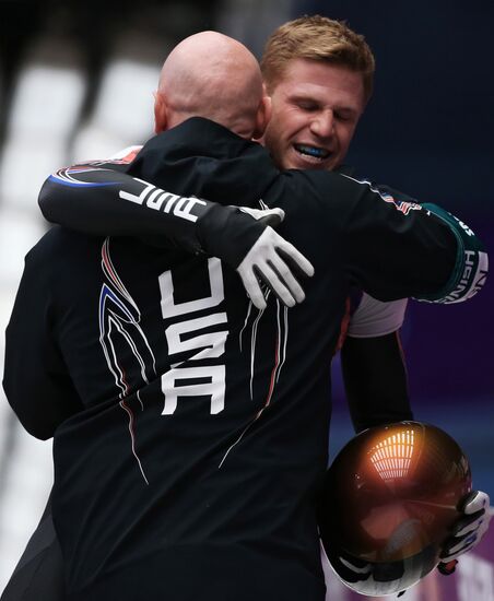 2014 Winter Olympics. Skeleton. Men. Day One